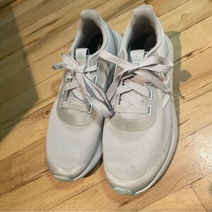 Adidas Womens Q46322 Grey Mint QT Racer Sport‎ Low Top Size 8 Running Shoes